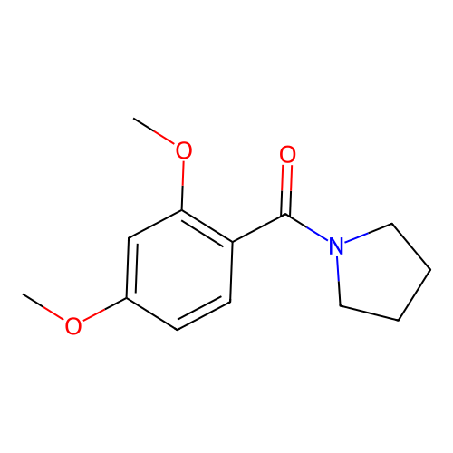 (2,4-Dimethoxyphenyl)(pyrrolidin-1-yl)methanone structure