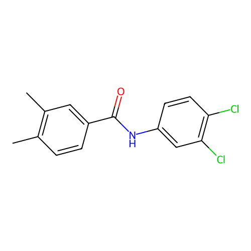 N-(3,4-dichlorophenyl)-3,4-dimethylbenzamide structure