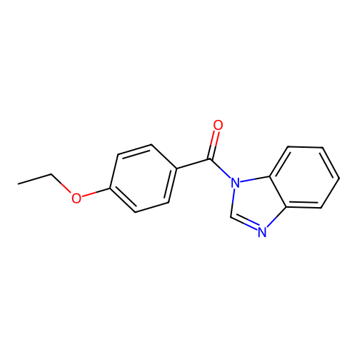 Benzimidazol-1-yl-(4-ethoxyphenyl)methanone structure