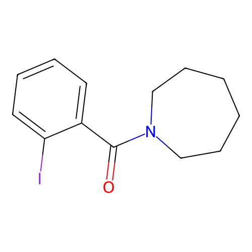 Azepan-1-yl(2-iodophenyl)methanone structure