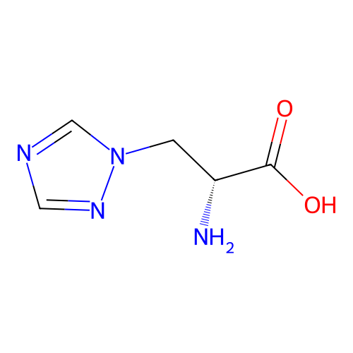 3-(1H-1,2,4-Triazole-1-yl)-D-alanine structure