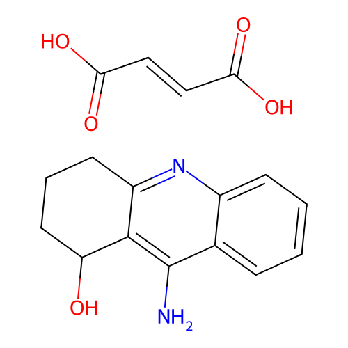 Velnacrine fumarate structure