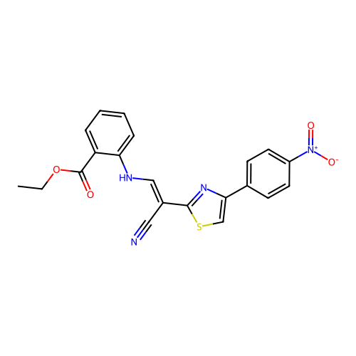 C21H16N4O4S structure