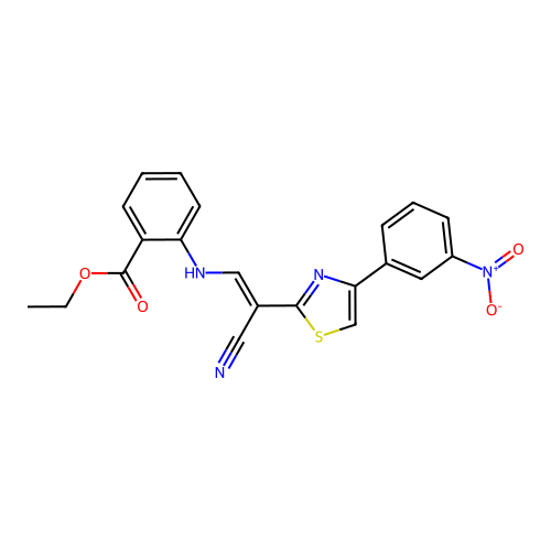 C21H16N4O4S structure