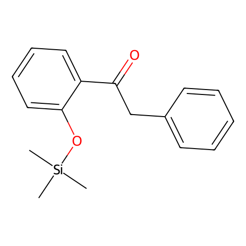 Acetophenone, 2-phenyl-2'-(trimethylsiloxy)- structure