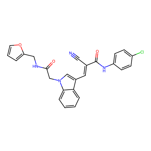 C25H19ClN4O3 structure