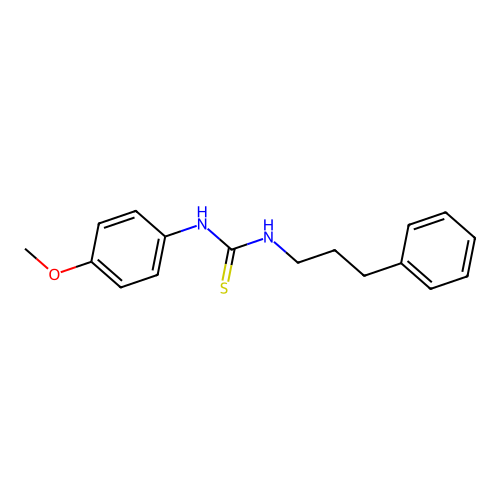 1-(4-Methoxyphenyl)-3-(3-phenylpropyl)thiourea structure
