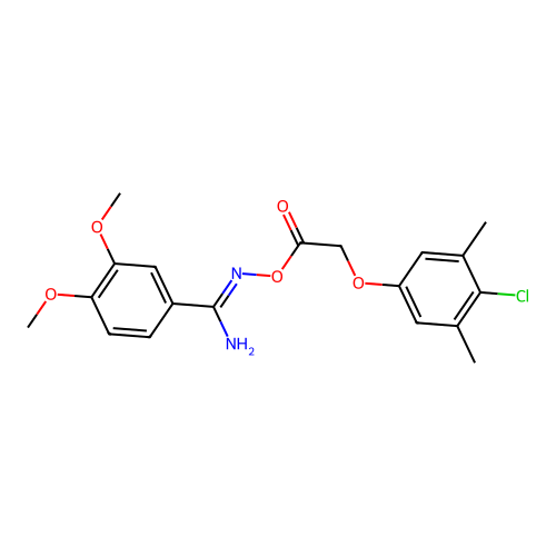 C19H21ClN2O5 structure