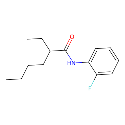 2-ethyl-N-(2-fluorophenyl)hexanamide structure