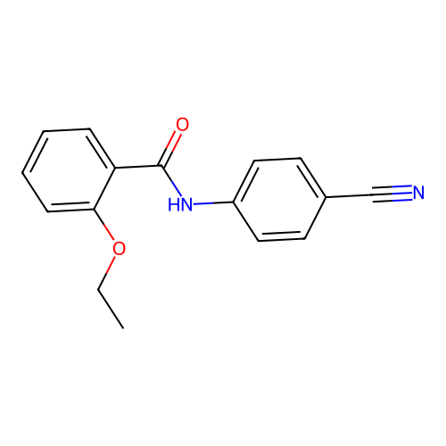 N-(4-cyanophenyl)-2-ethoxybenzamide structure