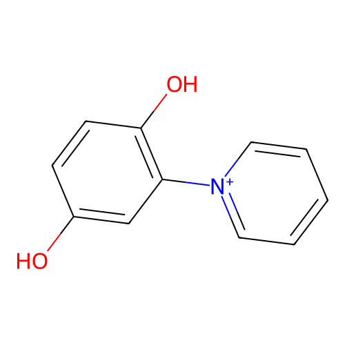 N-(2,5-Dihydroxyphenyl)pyridinium(1+) structure