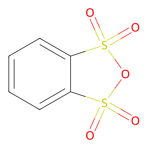 2,1,3-Benzoxadithiole, 1,1,3,3-tetraoxide structure