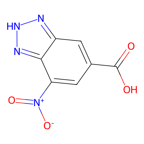 7-Nitro-1H-benzotriazole-5-carboxylic acid structure