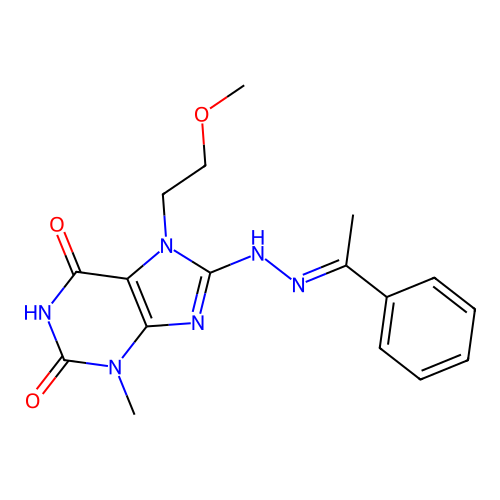 C17H20N6O3 structure