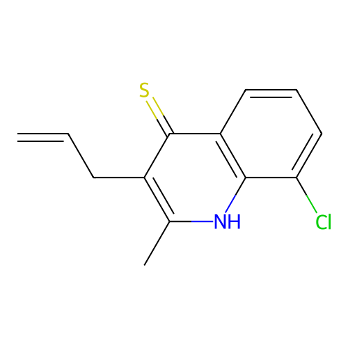 8-Chloro-2-methyl-3-(prop-2-en-1-yl)quinoline-4-thiol structure