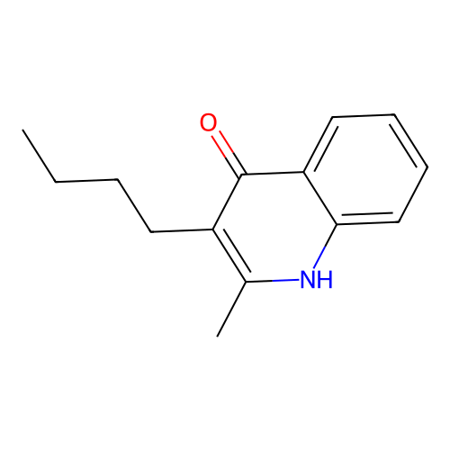3-Butyl-2-methylquinolin-4-ol structure