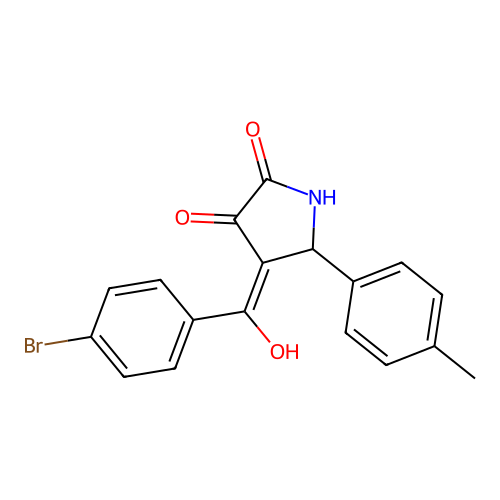 C18H14BrNO3 structure