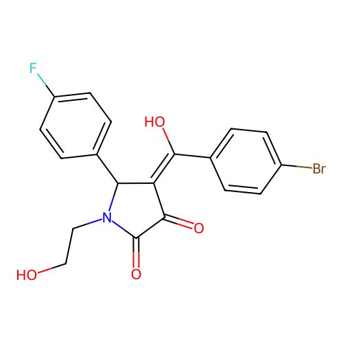 C19H15BrFNO4 structure