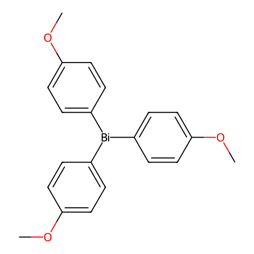 Tris(4-methoxyphenyl)bismuthine structure