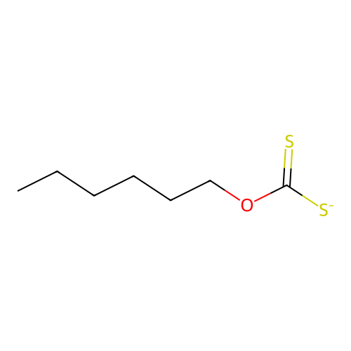 O-hexyl carbonodithioate structure