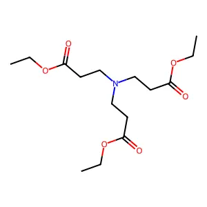 Triethyl 3,3',3''-nitrilotripropionate structure