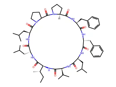 Linus cyclopeptide 9 structure