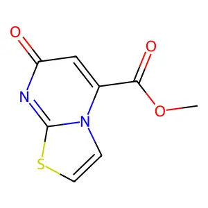 Methyl 7-oxo-7H-(1,3)thiazolo(3,2-A)pyrimidine-5-carboxylate structure