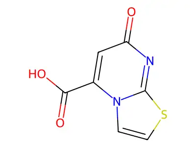 7-Oxo-7H-[1,3]thiazolo[3,2-a]pyrimidine-5-carboxylic acid structure