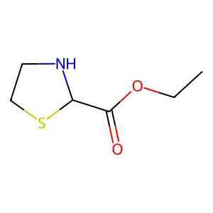 Ethyl 1,3-thiazolidine-2-carboxylate structure