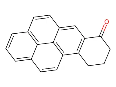 9,10-dihydrobenzo[a]pyren-7(8H)-one structure