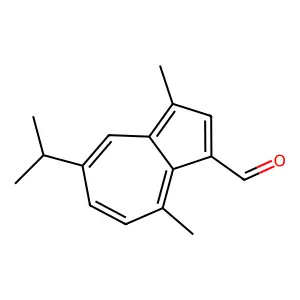 3-Formylguaiazulene structure