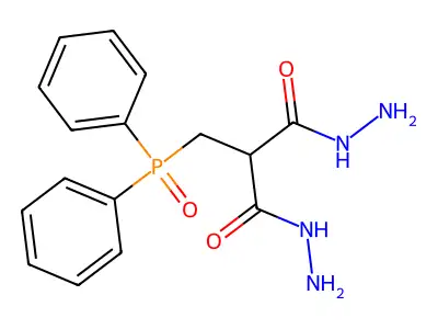 2-[(Diphenylphosphoryl)methyl]propanedihydrazide structure