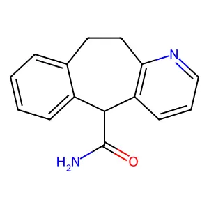 5H-Benzo(4,5)cyclohepta(1,2-b)pyridine-5-carboxamide, 10,11-dihydro- structure