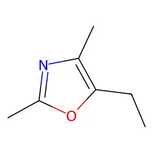 5-Ethyl-2,4-dimethyloxazole structure