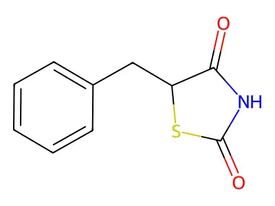 5-Benzyl-1,3-thiazolidine-2,4-dione structure