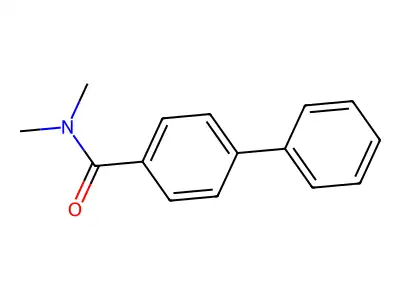 N,N-dimethylbiphenyl-4-carboxamide structure