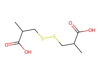 Bis-(2-carboxypropyl) disulfide structure