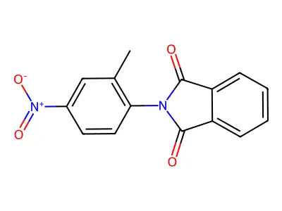 2-(2-Methyl-4-nitrophenyl)isoindole-1,3-dione structure