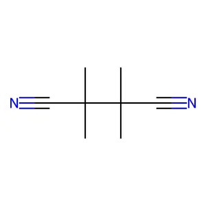 2,2,3,3-Tetramethylbutanedinitrile structure