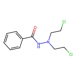 2,2-双(2-氯乙基)苯甲酰肼 structure