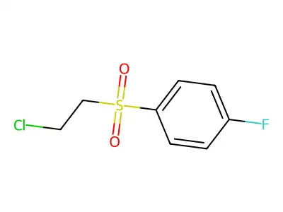 1-(2-Chloroethanesulfonyl)-4-fluorobenzene structure