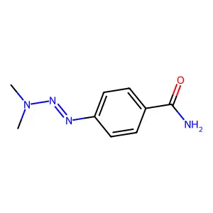 4-(3,3-二甲基-1-三氮烯-1-基)苯甲酰胺 structure