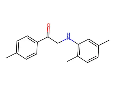 2-(2,5-Dimethylanilino)-1-(4-methylphenyl)ethanone structure