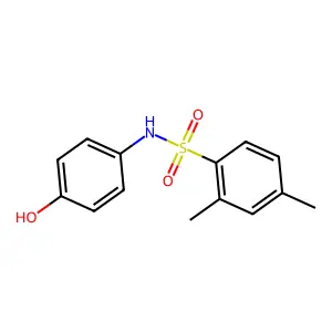 N-(4-羟基苯基)-2,4-二甲基苯磺酰胺 structure