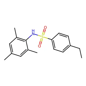 4-ethyl-N-mesitylbenzenesulfonamide structure