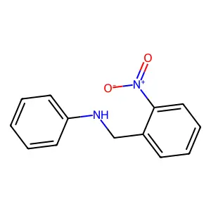 N-(2-nitrobenzyl)aniline structure