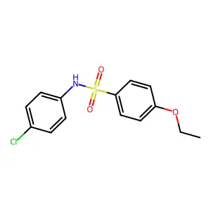N-(4-chlorophenyl)-4-ethoxybenzenesulfonamide structure