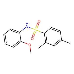 N-(2-methoxyphenyl)-2,4-dimethylbenzenesulfonamide structure