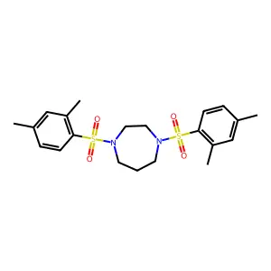 1,4-Bis(2,4-dimethylbenzenesulfonyl)-1,4-diazepane structure