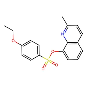 2-Methyl-8-quinolyl 4-ethoxybenzenesulfonate structure